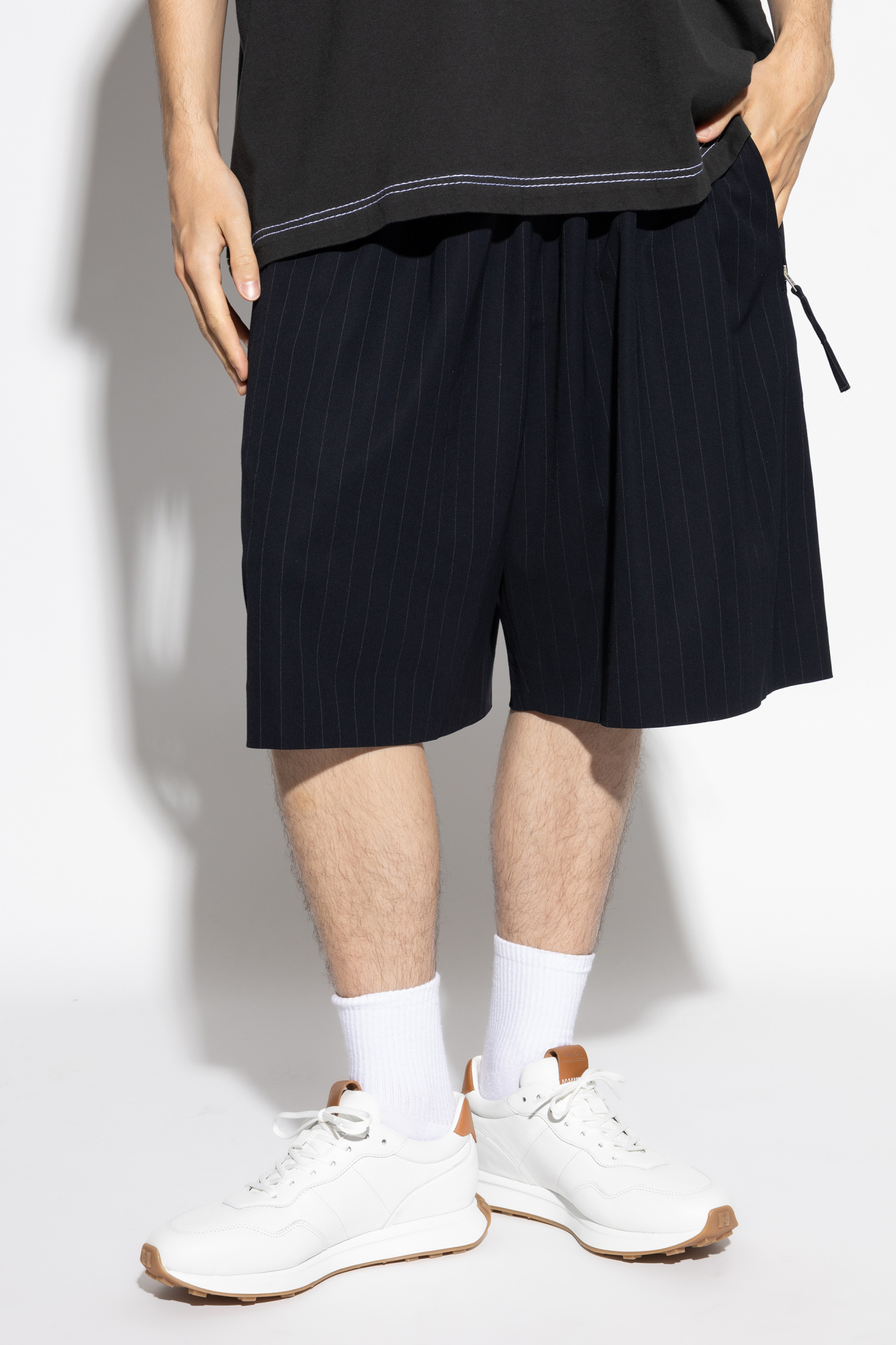 Acne Studios Striped pattern shorts | Men's Clothing | Vitkac